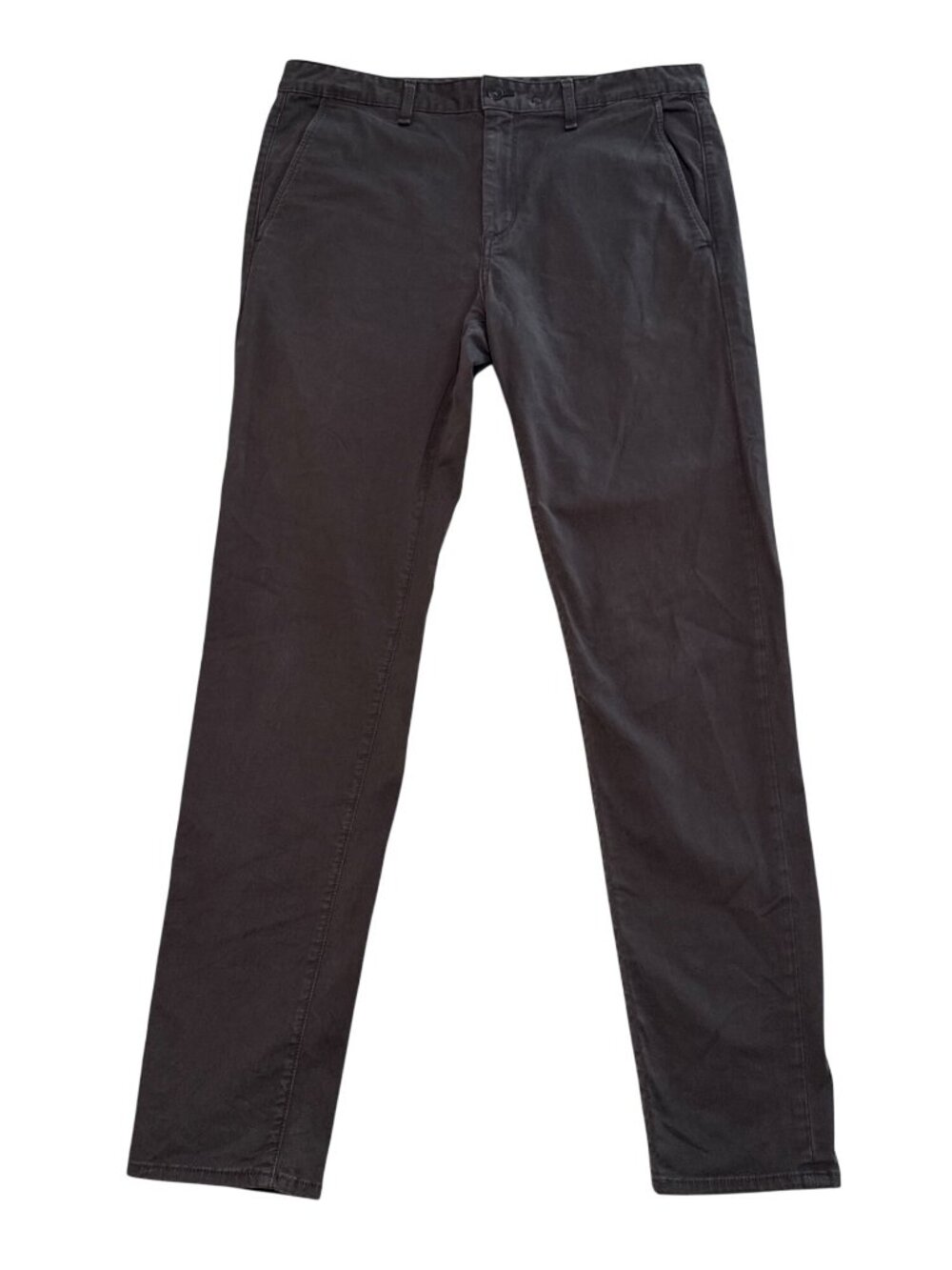 Rag & Bone Mens Grey Cotton Blend Straight-Leg Chino Pants Size 36